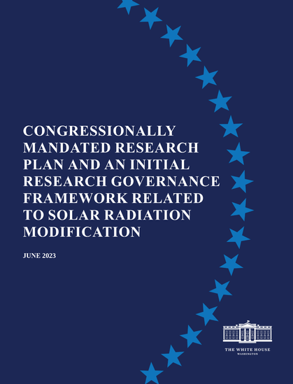 Front page of report