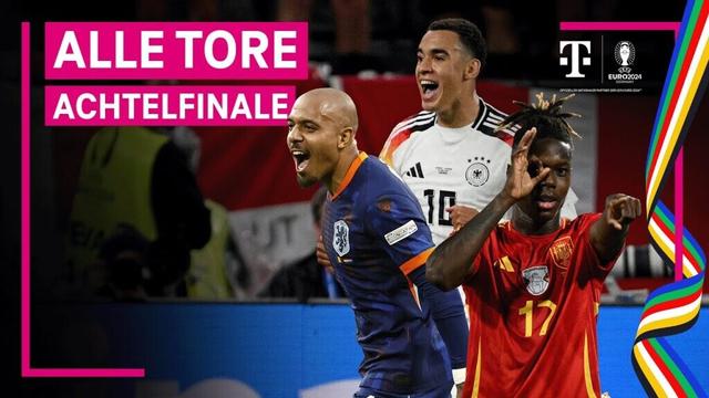 Alle Tore des Achtelfinals der UEFA EURO 2024 | MAGENTA TV