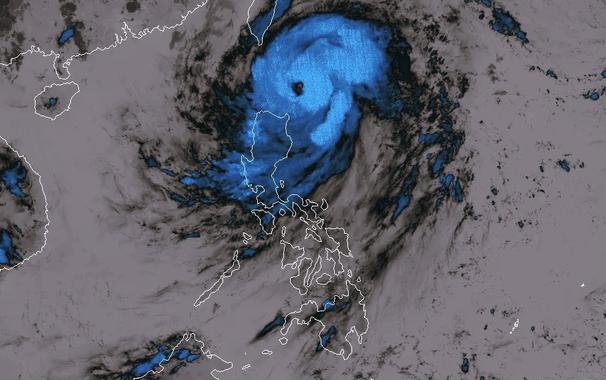 JULIAN. Satellite image of Typhoon Julian (Krathon) as of September 29, 2024, 8 pm.