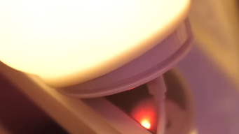 A rechargeable battery powered lamp with a very thick bottom and rim but it has the charging port on the bottom and doesn't use any fancy dock, so it's wobbling around and falling over whilst charging for no valid reason.