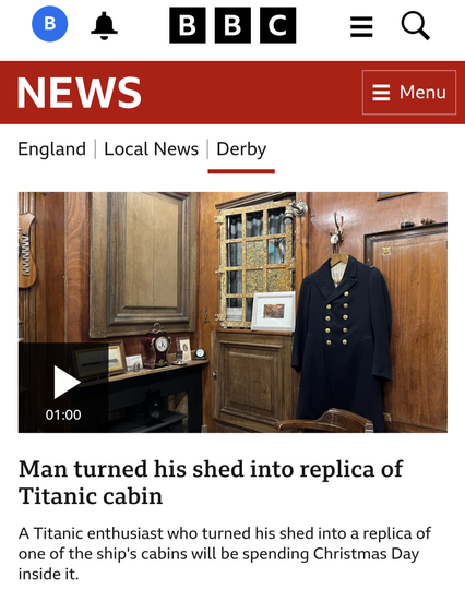 Screen grab of the web page from the link