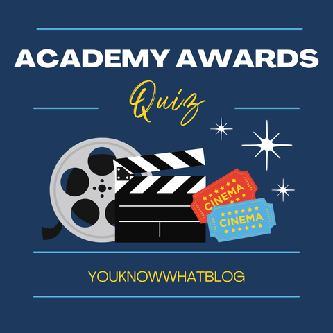 Academy Awards Quiz promotion post by youknnowwhatblog