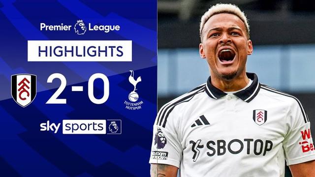 Fulham beat Spurs to strengthen European hopes 👏 | Fulham 2-0 Tottenham Hotspur | EPL  Highlights