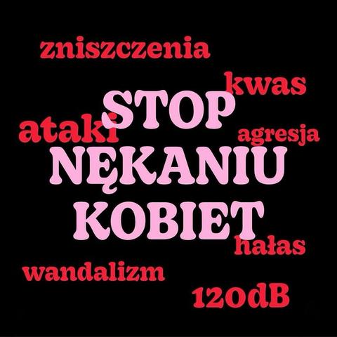 stop nękaniu kobiet

zniszczenia, kwas, ataki, agresja, hałas 120, decybeli, wandalizm