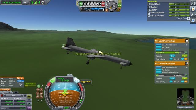 Coming in for a landing, side profile