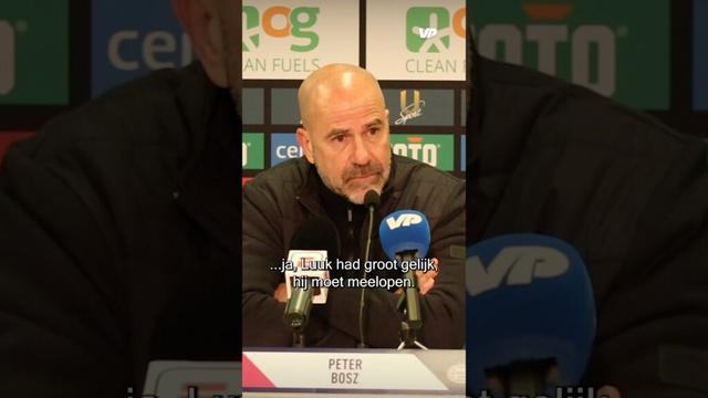 BOSZ REAGEERT OP WEGWERPGEBAREN VAN NOA LANG! 🗣️🤔 #PSV #Eindhoven #NoaLang