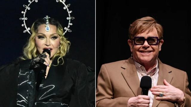 マドンナとエルトン・ジョン、ついに和解 数十年にわたる確執経て - CNN