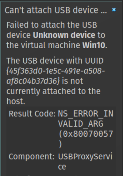 NS_ERROR_INVALID_ARG (0x80070057)