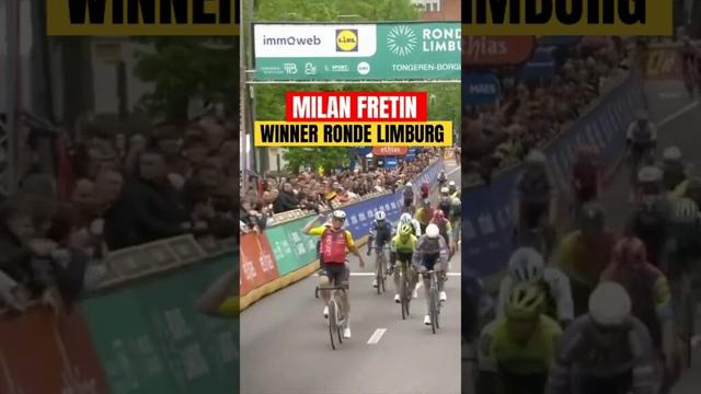 Massive power from MILAN FRETIN  win #RVL25 #FLCS #limburg #cycling #belgium #ciclismo #bike