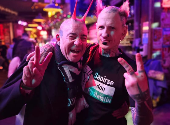 old punks for Palestine