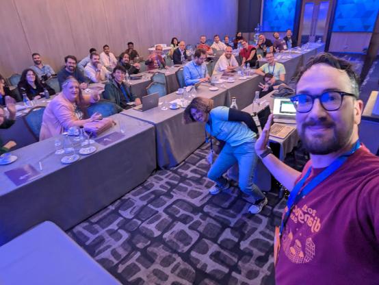 People at the DSF QA session