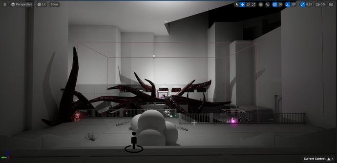 Blockout prototype of level