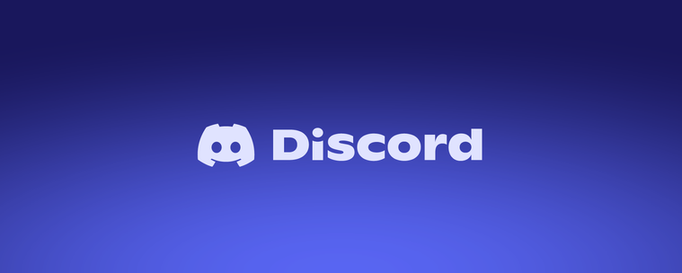 Discord logo with gradient background.