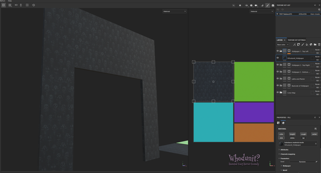 The "skull flowers" motif option, 4 different motifs tilemapped.