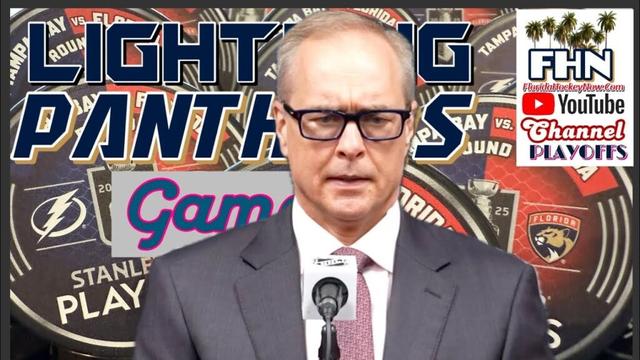 Paul Maurice, Panthers Playoff Postgame: Lightning Get 1, Beat Florida in Game 3