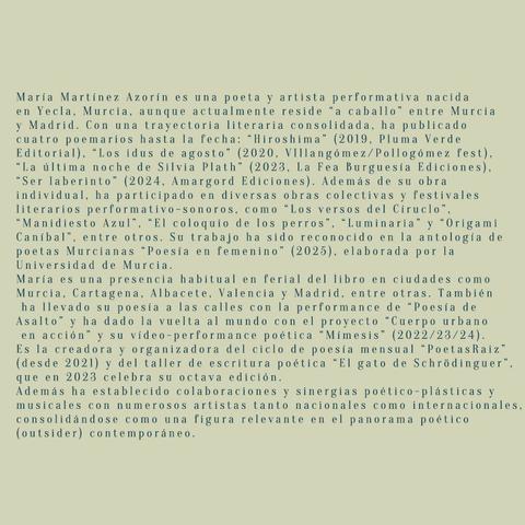 Biografía de María Martínez Azorin