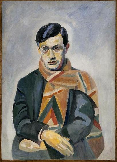 Robert Delaunay's portrait of Tzara, 1923. By Robert Delaunay - http://www.museoreinasofia.es/sites/default/files/obras/AD00372.jpg, Public Domain, https://commons.wikimedia.org/w/index.php?curid=38764400