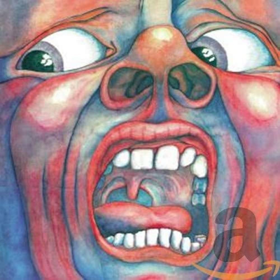 Album cover for King Crimson's "In the Court of the Crimson King"