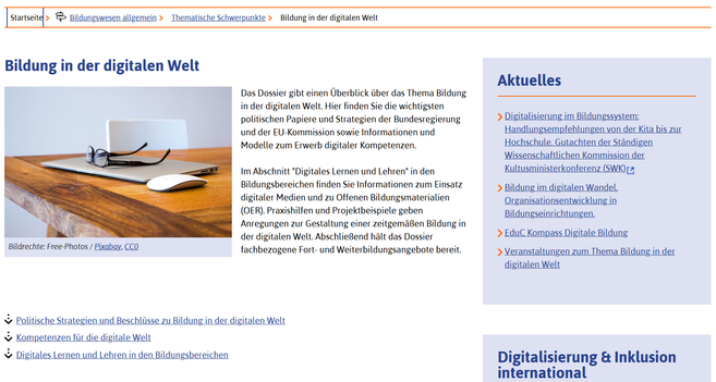 Ausschnitt des oben verlinkten Dossiers