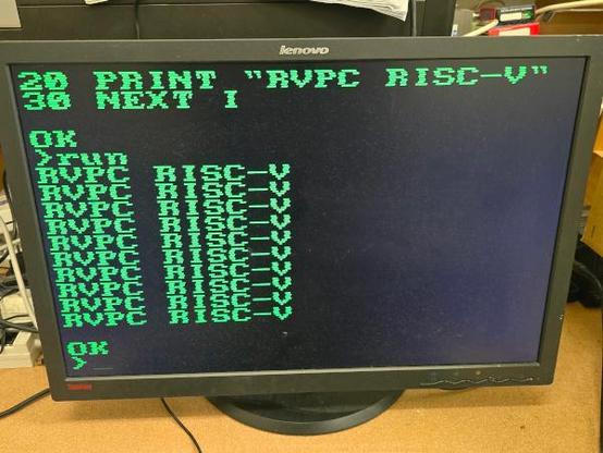 BASIC code running