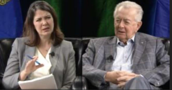 Traitors and enemies of Canada:  fascists danielle smith and preston manning