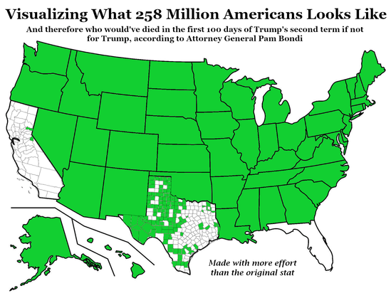 [OC] 258 Million Americans Visualized