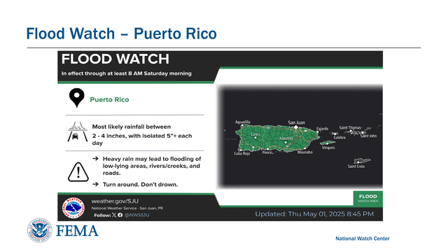 National Watch CenterFlood Watch – Puerto Rico