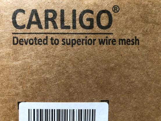 The (somewhat amusing) corporate motto printed on the box my wire grill mesh shipped in:

Carlingo® – Devoted to superior wire mesh

(Joking aside – they have every right to be proud; it’s really great mesh!)