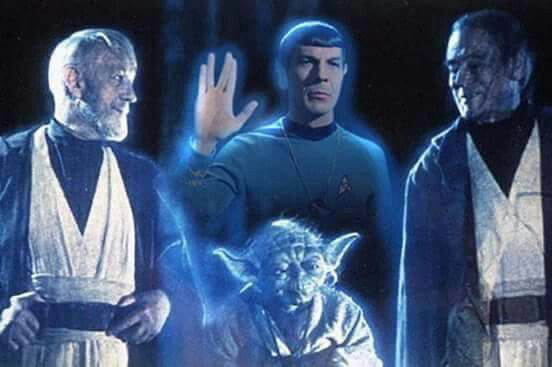 Spock joins Yoda, Obi-wan & original Anakin as a Force ghost