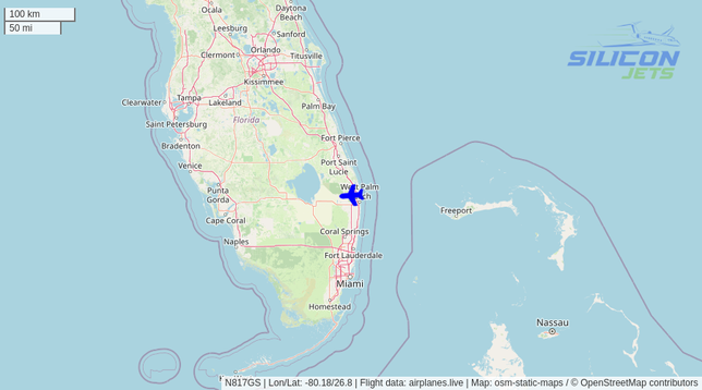 N817GS since Sun May 04 2025 22:12:49 GMT+0000 (Coordinated Universal Time)