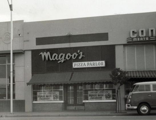 exterior of Magoo's Pizza Parlor