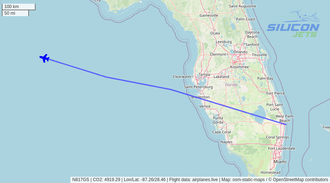 N817GS since Mon May 05 2025 17:41:15 GMT+0000 (Coordinated Universal Time)