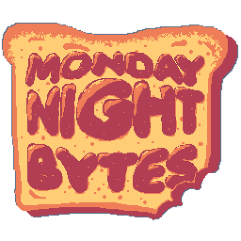 Monday Night Bytes, logo on toast