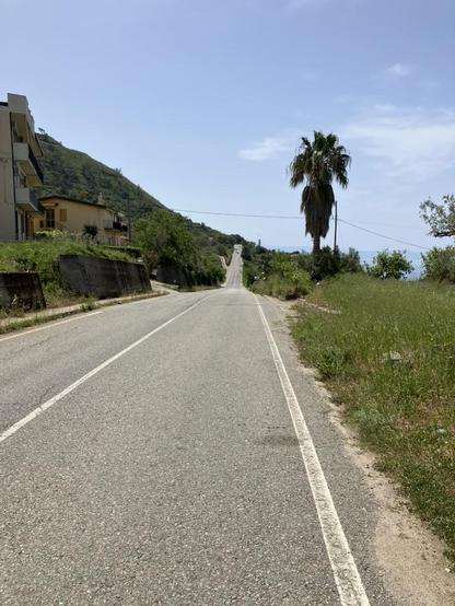 Straight road after Coccorino going down then up.
