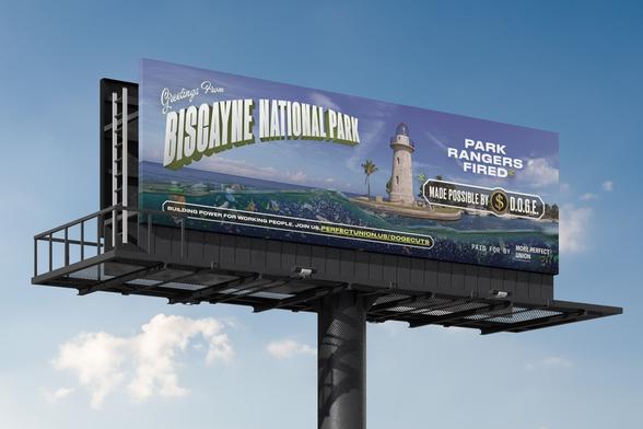 Billboards rise in South Florida slamming DOGE cuts to parks