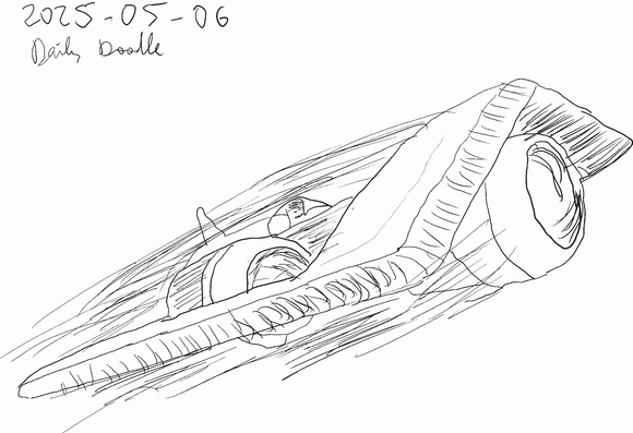 My trace of the same, with the text:
"2025-05-06
Daily Doodle"
at the top