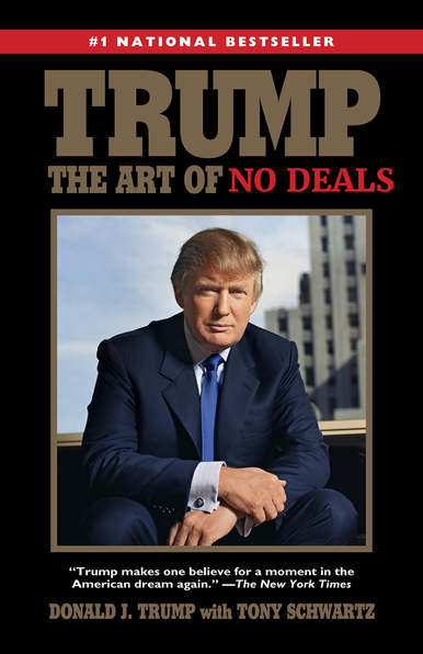 Trump book cover: The Art of No Deals