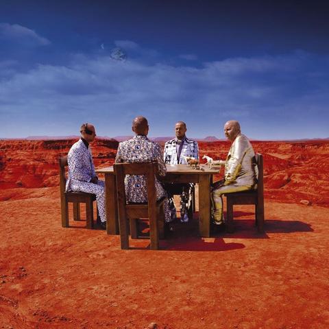 An image of the cover of the album 'Black Holes and Revelations' by Muse