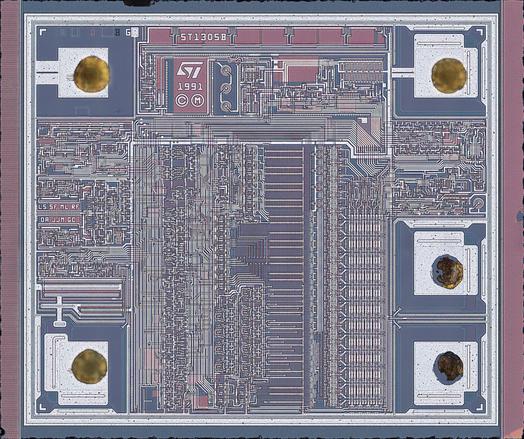 Overview shot of the whole die.