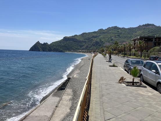 Beach at Santa Teresa di Riva.