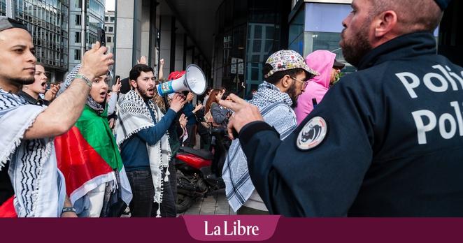 Guerre Israël-Hamas: plus de 20.000 personnes marchent à Bruxelles pour un cessez-le-feu en Palestine