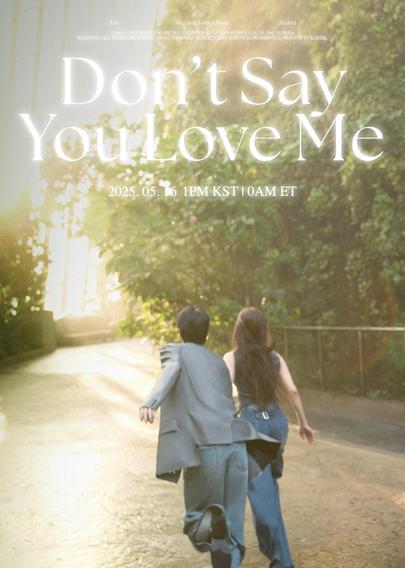 Jin's promo poster for Don't Say You Love Me