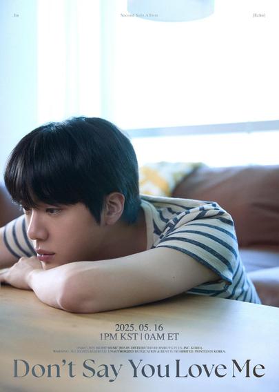 Jin's promo poster for Don't Say You Love Me