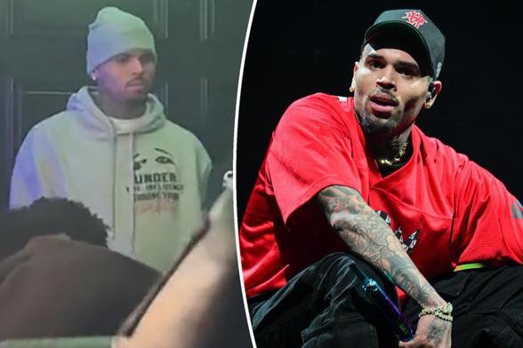Chris Brown arrested for bottle attack on music producer at club