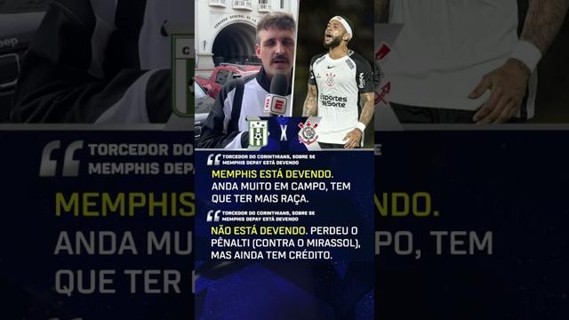 MEMPHIS DEPAY está DEVENDO no CORINTHIANS, fã de esporte? #shorts