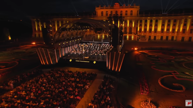 The Summer Night Concert was performed on June 20th, 2019. It is an annual open-air event, which has been held since 2008. The park of Schönbrunn Palace in Vienna/Austria is the magical setting for the concert, which is free of charge for all residents and visitors of the city. Central to the programme of the Vienna Philharmonic’s 2019 Summer Night Concert was a musical history of the United States of America: the works that were heard in the 2019 set are composed in or for the USA, while also constituting links with the Viennese musical tradition.