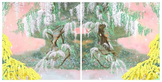 多数のアニメ音楽を手掛ける作曲家の石塚玲依と「The Lunar Codex」にも選出された注目の日本画家 三森麻理亜のコラボレーション作品が5月16日にDICT Recordsよりリリース！