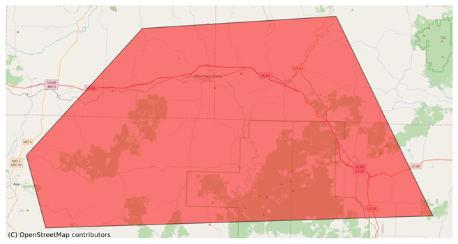 Severe Thunderstorm Warning -  - NWS Springfield MO
