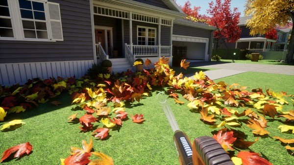 大量の落ち葉を強力ブロワーで吹き飛ばすチルな落ち葉掃除シム『Leaf Blower Co.』発表！デモ版の一般配信5月22日スタート | Game*Spark