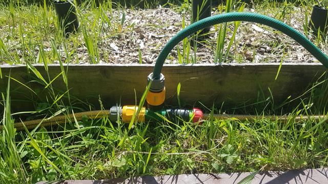 Three way hose link.